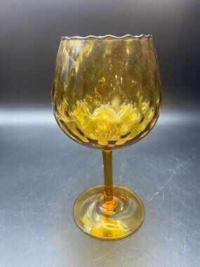 Empoli Amber Diamond Optic Snifter